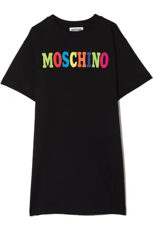 Moschino Flocked logo-print T-shirt