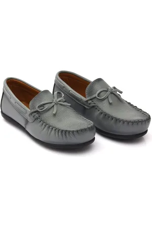 M. Moustache Tie-fastened slip-on loafers