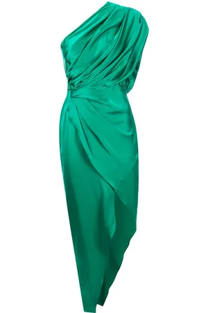 Michelle Mason Asymmetric open back dress