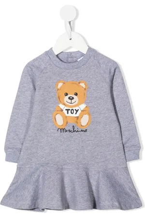 Moschino Teddy Bear print sweater dress