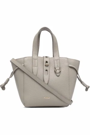 Furla Net leather tote bag
