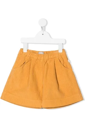 Il gufo Corduroy elasticated-waistband shorts