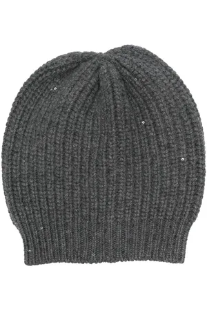 Brunello Cucinelli Sequin-embellished knit beanie