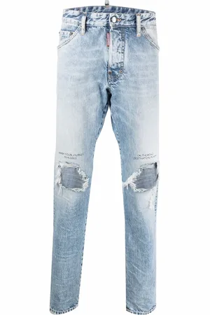 Dsquared2 Distressed straight-leg jeans