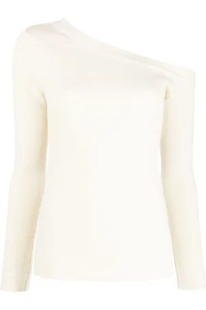 Paula One-shoulder cashmere jumper