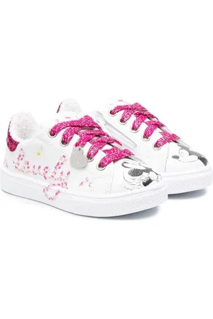 MONNALISA Cartoon-print low-top sneakers