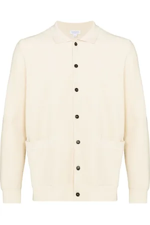 Sunspel Buttoned-up knitted cardigan