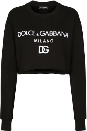 Dolce & Gabbana Logo-print cropped sweatshirt