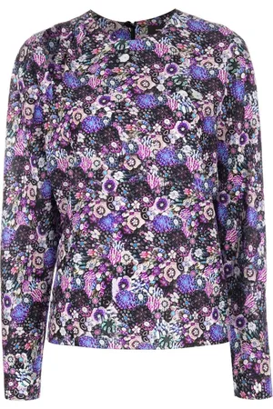 Isabel Marant Floral-print stretch-silk blouse