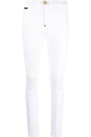 Philipp Plein Biker high-waisted skinny jeans