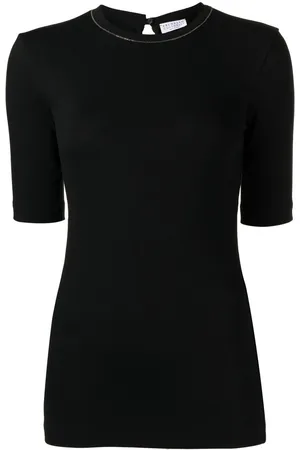 Brunello Cucinelli Monili-detail cotton T-Shirt