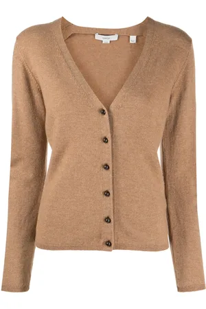 Vince Buttoned-up V-neck cardigan