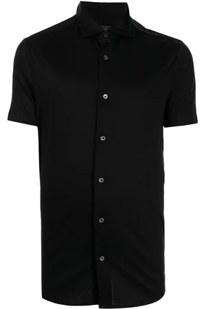 Emporio Armani Logo-plaque short-sleeve shirt