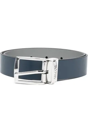 Emporio Armani Faux-leather buckle belt