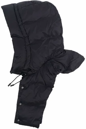 YVES SALOMON Padded drawstring hood