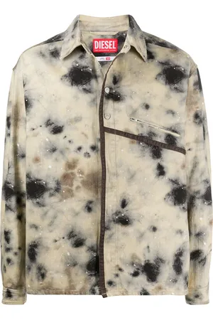 A-cold-wall* X Diesel Red Tag stain-print lightweight jackets