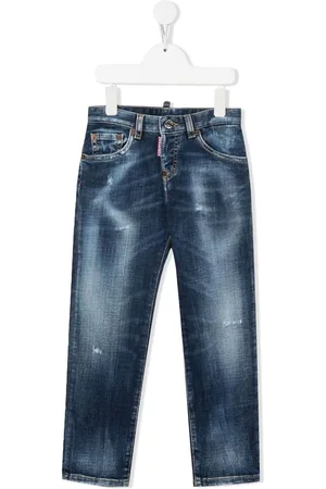 Dsquared2 Distressed-finish straight jeans