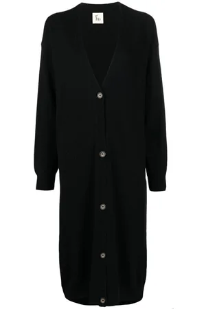 Paula V-neck cashmere cardi-coat