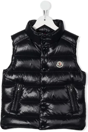 Moncler Down-feather-filled logo-patch gilet