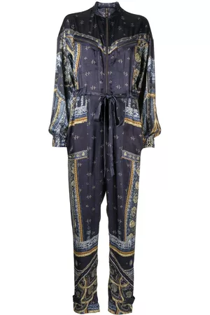Camilla Women Jumpsuits - Printed zip-front jumpsuit