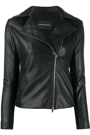 Emporio Armani Zipped biker jacket