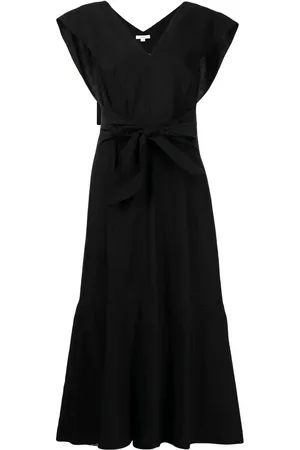 Vince V-neck sleeveless midi dress