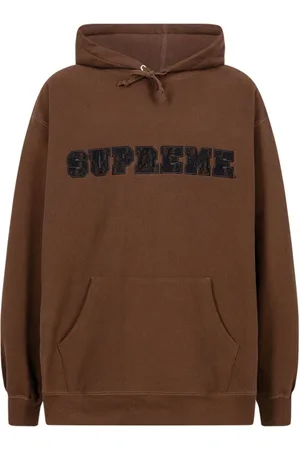 Supreme Lace-detail logo hoodie