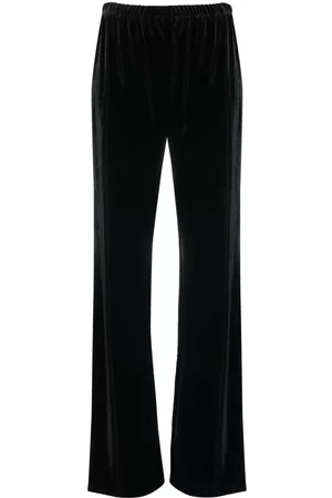 BLACK VELVET TROUSERS  Women  Massimo Dutti  Velvet trousers woman  Velvet jacket outfit Velvet fashion