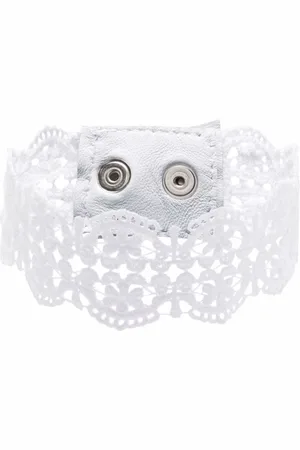 Manokhi Katherine lace choker necklace