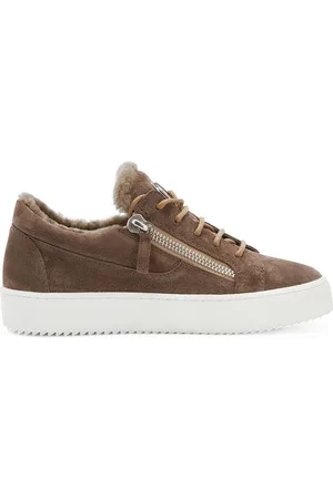 Giuseppe Zanotti Gail sheepskin trim sneakers