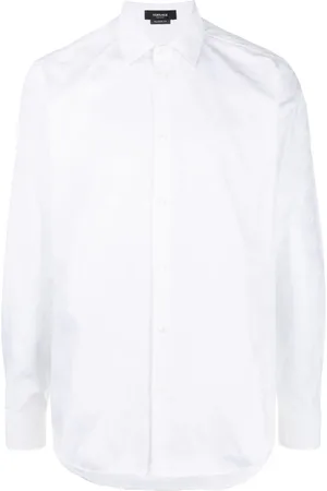 VERSACE La Greca logo-jacquard shirt
