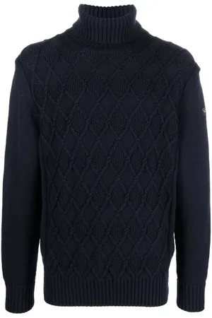 Paul & Shark Cable-knit virgin wool jumper