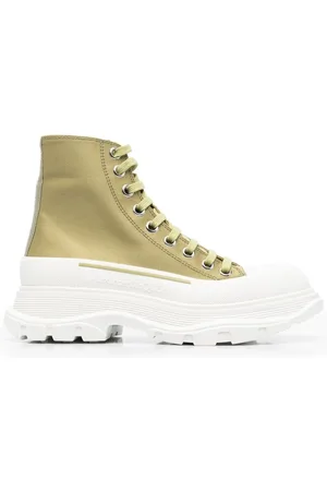 Alexander McQueen Chunky-soled high-top sneakers