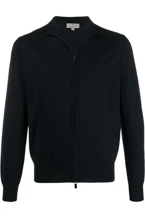 CANALI Long-sleeve zip-front cardigan