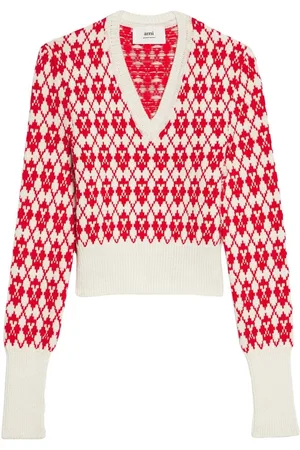 Ami Ami de Coeur argyle jumper