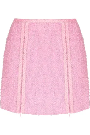 ROTATE Lina bouclé mini skirt