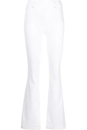 Spanx High-waist skinny flared jeans