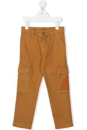 Lanvin Embroidered logo cargo trousers