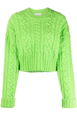 Ami Cable-knit virgin wool jumper