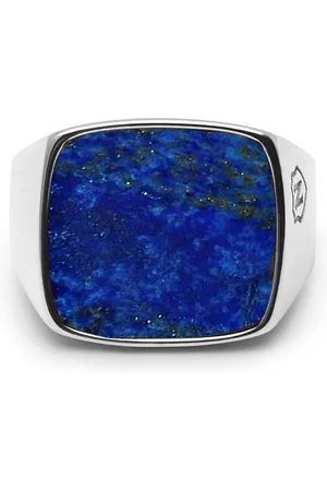 Nialaya Blue lapis signet ring