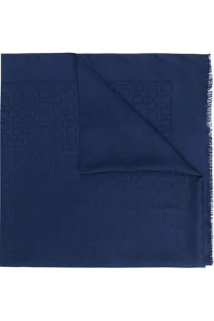 Salvatore Ferragamo Gancini print scarf