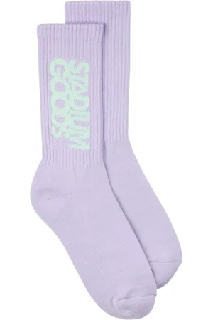 Stadium Goods Logo "Lavender Blossom" crew socks