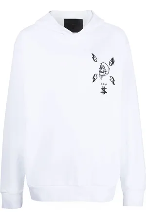 Philipp Plein Graphic-print cotton hoodie