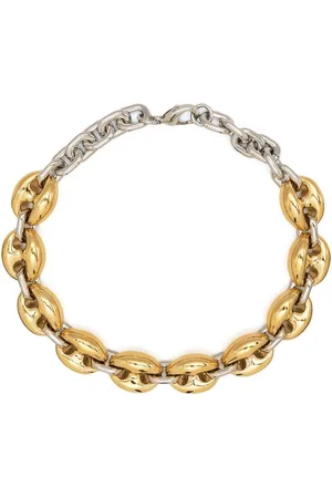 Paco rabanne Two-tone choker necklace