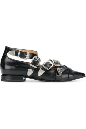 TOGA PULLA Buckled pointed loafers
