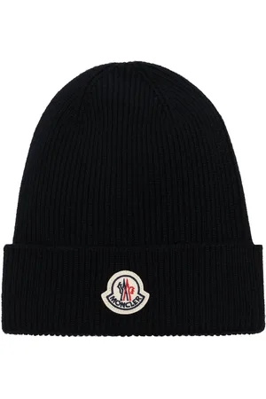 Moncler Logo-patch knitted beanie