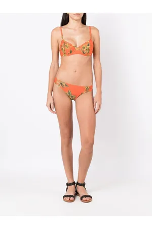 Lygia & Nanny Waikiki floral-print bikini bottoms