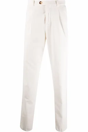 Brunello Cucinelli Pleat-detail cotton trousers