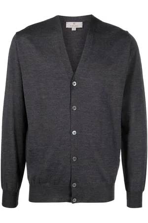 CANALI Button-up knitted cardigan
