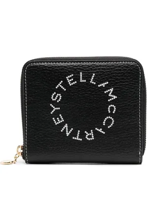Stella McCartney Logo-print detail zipped wallet